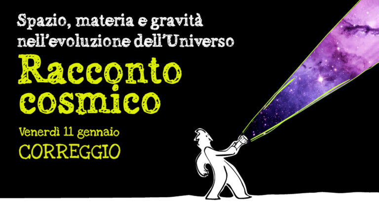 Locandina dell'evento Racconto Cosmico a Correggio