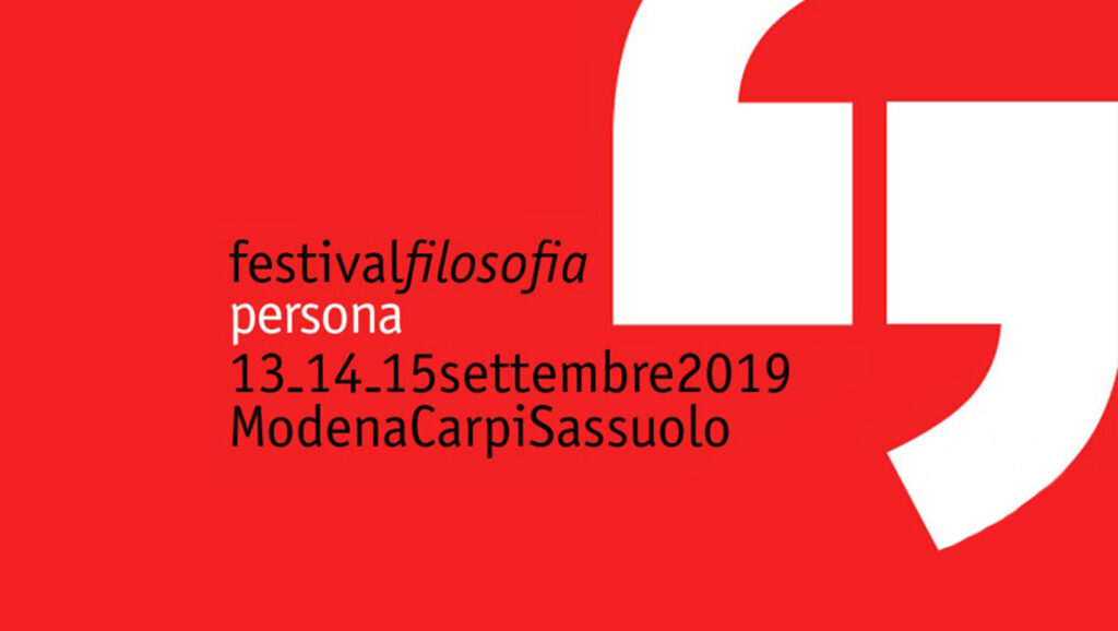Locandina del Festivalfilosofia 2019
