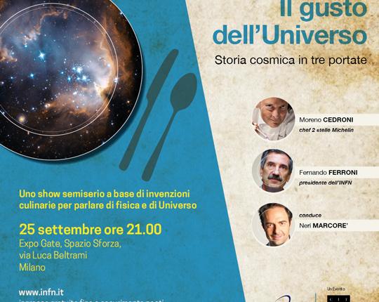 Locandina dell'evento Il gusto dell'Universo
