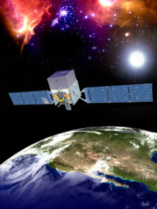 il satellite Fermi in orbita