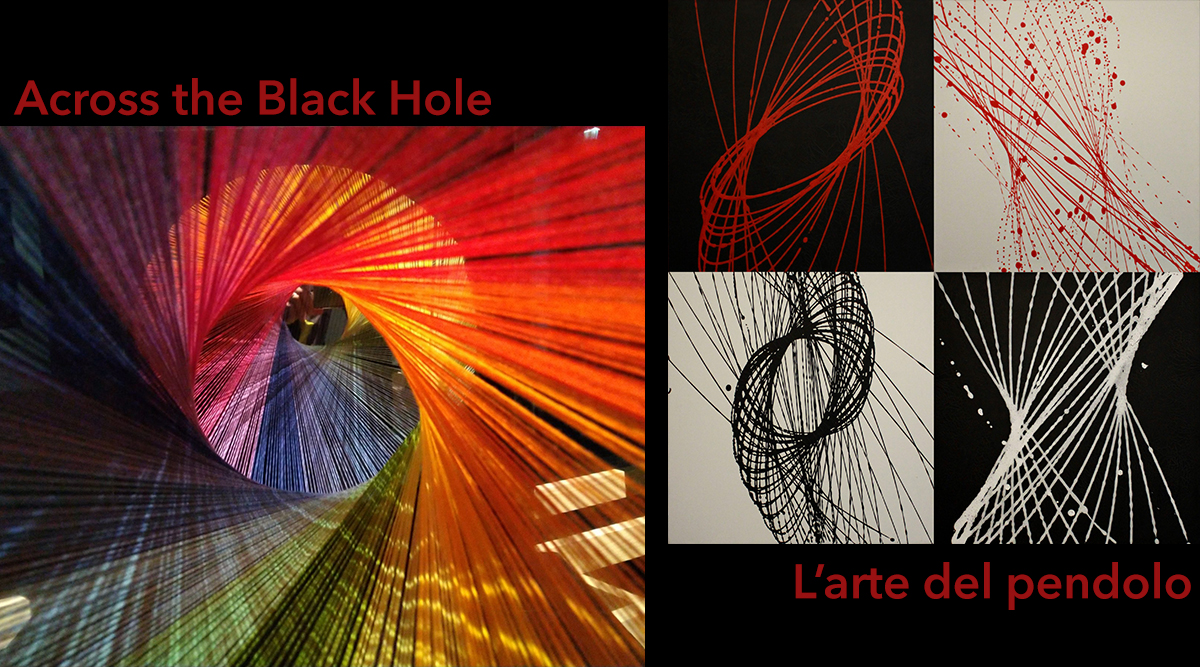 Le due opere vincitrici dell'edizione 2018-202, Across the Black Hole e L'arte del pendolo