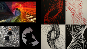 collage delle opere che sono arrivate al primo, secondo e terzo posto per la II edizione di A&S