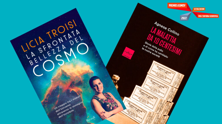 copertine dei libri vincitori del premio asimov 2022