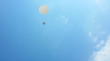il pallone stratosferico per la misura dei raggi cosmici in cielo