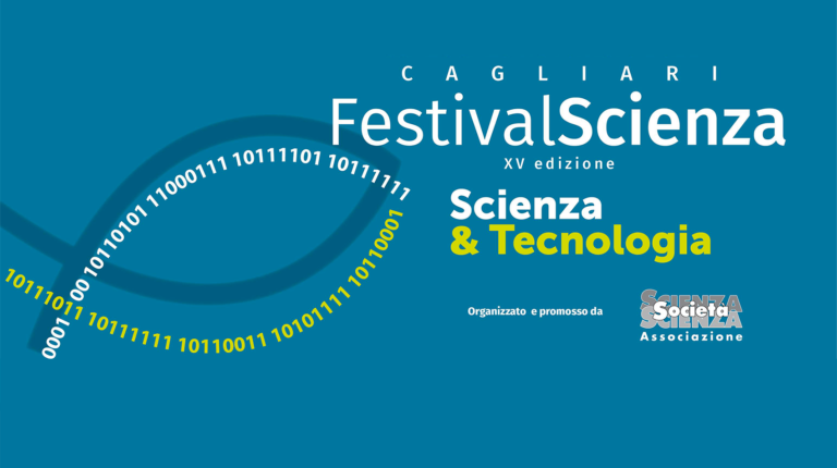 Immagine del Festivalscienza di Cagliari, recante il nome e il simbolo