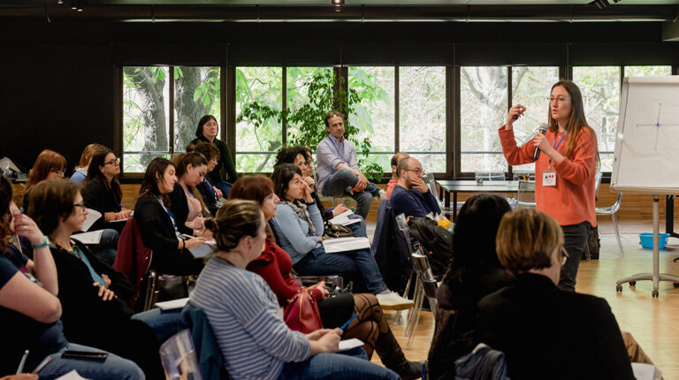 docenti durante una formazione di HOP