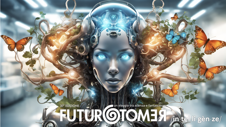 Un robot si trasforma in pianta. Immagine del Festival futuro remoto 2023