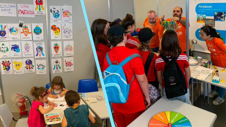 Stand INFN a Etna Comics