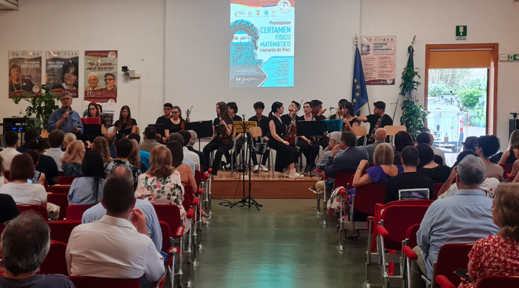 foto premiazione del certamen leonardo da vinci