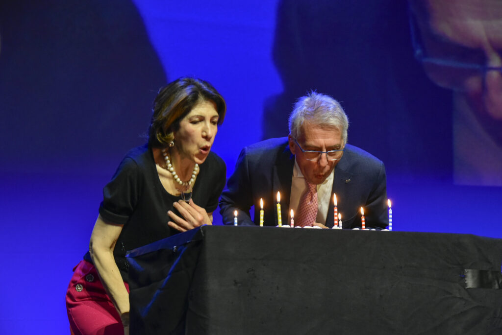 Fabiola Gianotti e Antonio Zoccoli