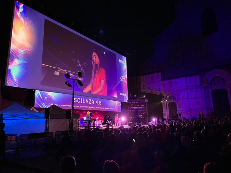 Bianca Mastromonaco durante l'evento Scienza 4.0